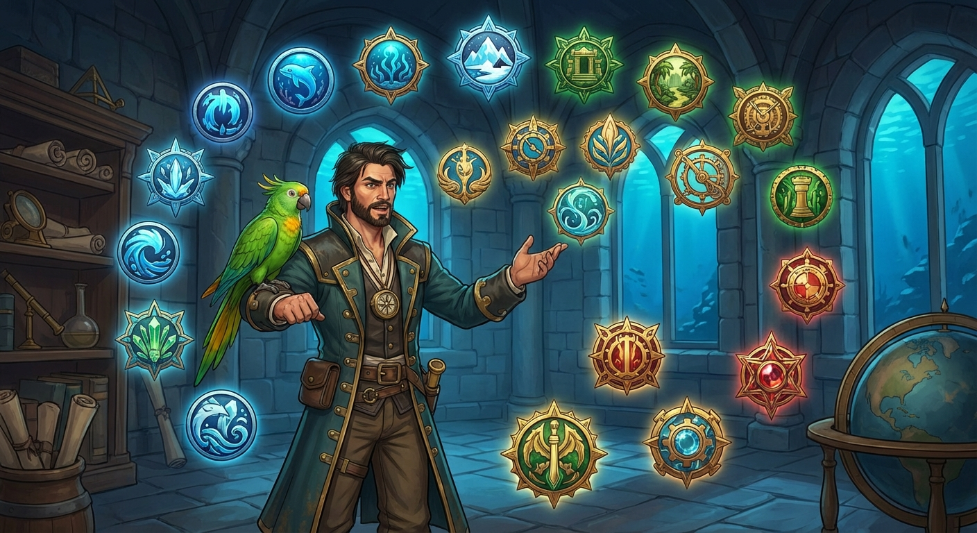 Captain Nemo and Bit with all DLC learning concepts